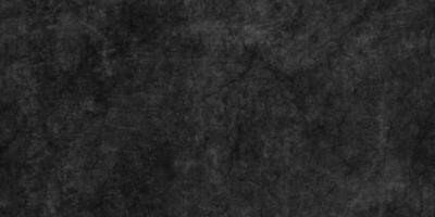 cemento o pared o granito o Roca piso antiguo negro Clásico afligido grunge textura, negro textura antecedentes con hormigón textura diseño, áspero manchado cemento textura, negro vector antecedentes. foto