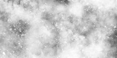 snow falling in the snow in the winter morning, sunshine or sparkling lights and glittering glow winter morning of snow falling background, abstract bokeh glitter background on blurred white. photo