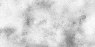 White cloudy sky or cloudscape or fogg, black and white gradient watercolor background, Concrete Art Rough Stylized cloudy white paper texture, Grunge clouds or smog texture with stains. photo