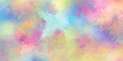 beautiful and colorful abstract watercolor background with splashes, colorful texture for creative design and card. photo