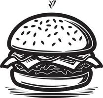 Burger vector black and white