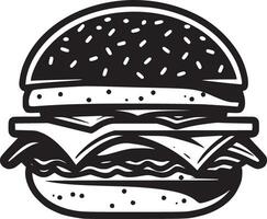 Burger vector black and white