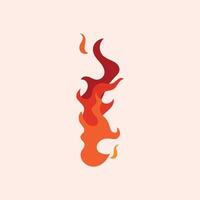 Numeric Blaze Vector Customizable Fire-shaped Digits