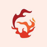 Numeric Blaze Vector Customizable Fire-shaped Digits