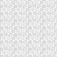 Seamless pattern with different Easter eggs. Doodle vector illustration.