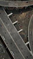 Aerial view of New York downtown building roofs video