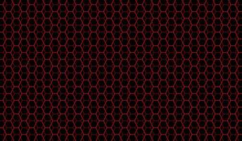 red hexagonal net seamless patterned background vector