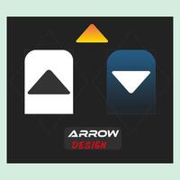 icon set icon design a black sign that says arrow and logo on it, vector