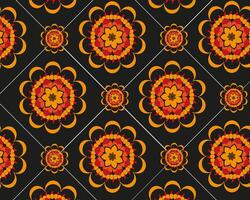 a pattern of flowers on a background. vector