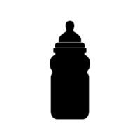 Baby bottle illustrated on white background vector