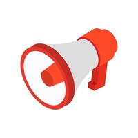 Megaphone Icon On Background vector