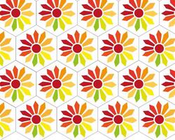 a pattern of flowers on a background. vector