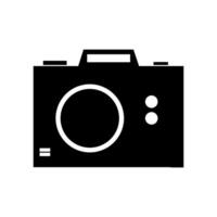 Camera illustrated on white background vector