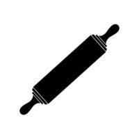 Rolling pin illustrated on white background vector