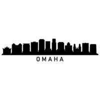 Omaka skyline illustrated on white background vector