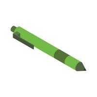 Pen Icon On Background vector