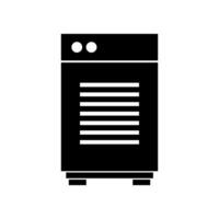 Air purifier illustrated on white background vector