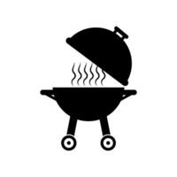 Barbeque illustrated on white background vector