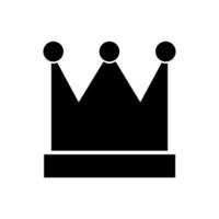 Crown illustrated on white background vector