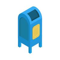 Isometric matil box on a background vector