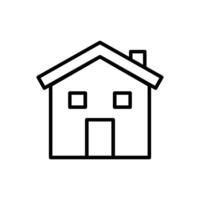 House on white background vector