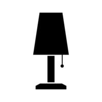 Desk lamp illustrated on white background vector