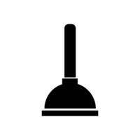 Plunger illustrated on white background vector