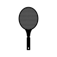 Tennis racket illustrated on white background vector