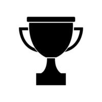 Trophy illustrated on white background vector