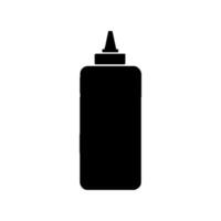 Glue bottle illustrated on white background vector