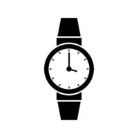 reloj de pulsera ilustrado en un blanco antecedentes vector