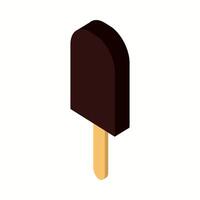 icono de helado sobre fondo blanco vector