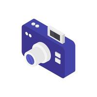 Isometric camera on a background vector