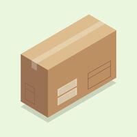 Box Icon On Background vector