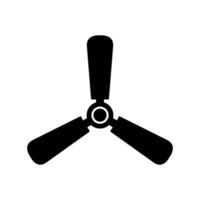 Ceiling fan illustrated on white background vector