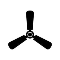 Ceiling fan illustrated on white background vector