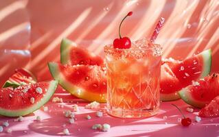 AI generated Summer Refreshment photo