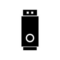 Usb drive illustrated on white background vector