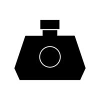 Ink bottle illustrated on white background vector