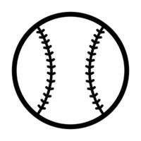 Softball illustrated on white background vector