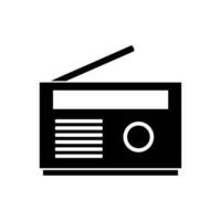 Radio illustrated on white background vector