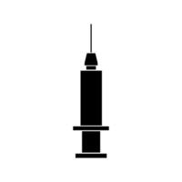 Syringe illustrated on white background vector