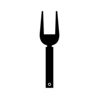 Fork illustrated on white background vector