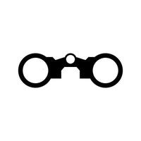 Binoculars illustrated on white background vector