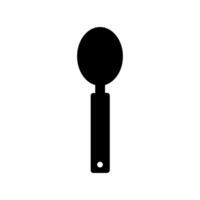 Spoon illustrated on white background vector