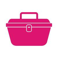 Lunchbox illustrated on white background vector