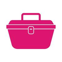 Lunchbox illustrated on white background vector