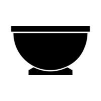 Bowl illustrated on white background vector