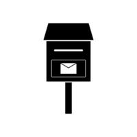 Mailbox Illustrated on white background vector