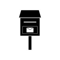 Mailbox Illustrated on white background vector